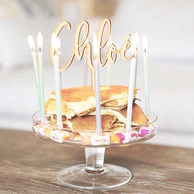 cake topper prénom personnalisé anniversaire