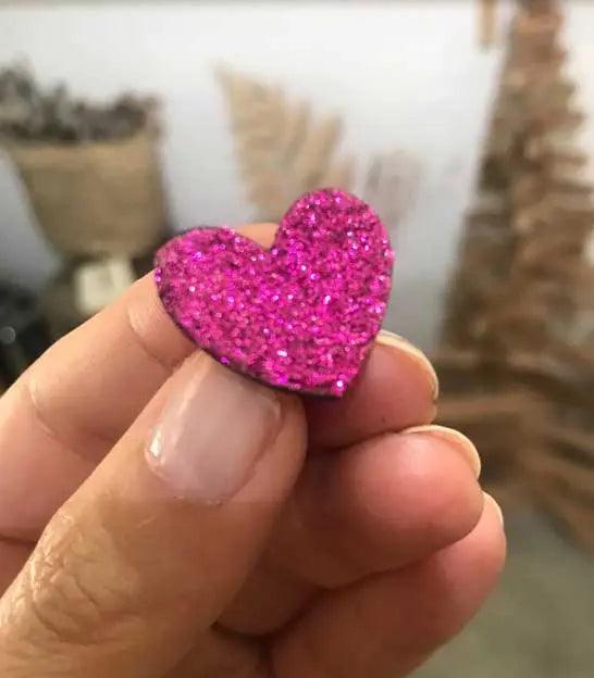 PIN'S À PAILLETTE COEUR ROSE - Wantit