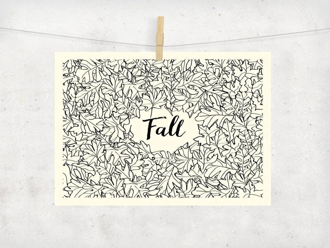 CARTE POSTALE DÉCORATION FALL - Wantit