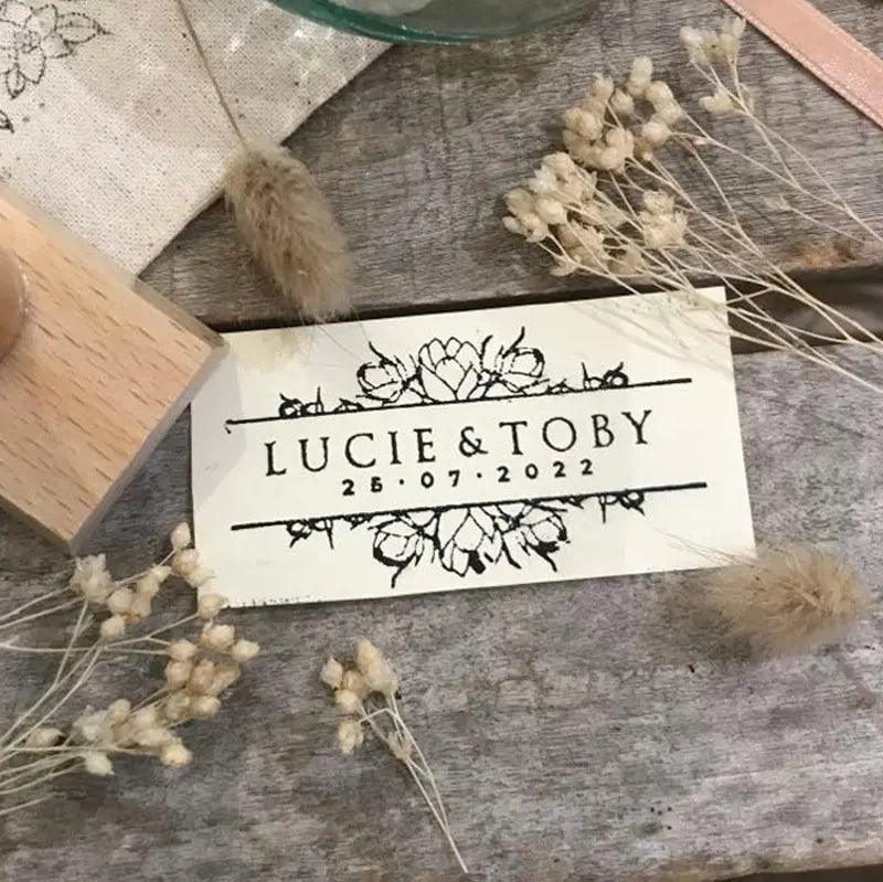 tampon faire part mariage personnalisable prénoms montpellier