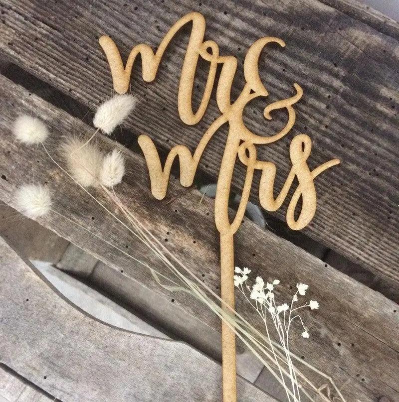 cake topper mariage bohème chic champêtre gâteau pièce montée