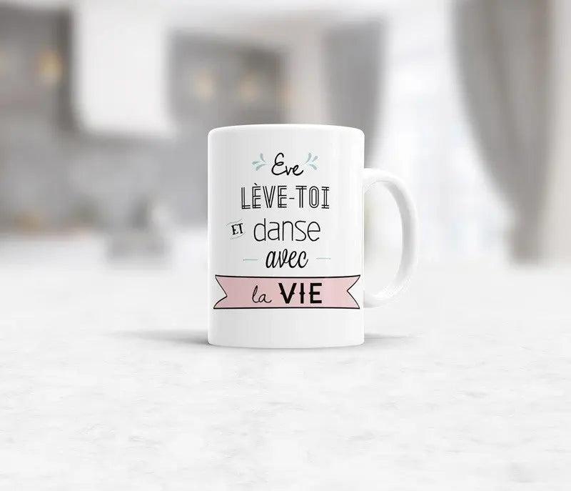 MUG CÉRAMIQUE LES MATINS QUI CHANTENT - HUMEUR DYNAMIQUE - Wantit