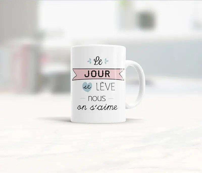 MUG CÉRAMIQUE LES MATINS QUI CHANTENT - HUMEUR AMOUREUSE - Wantit