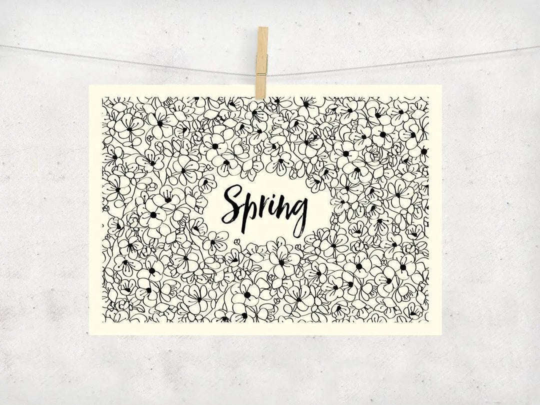 CARTE POSTALE DÉCORATION SPRING - Wantit