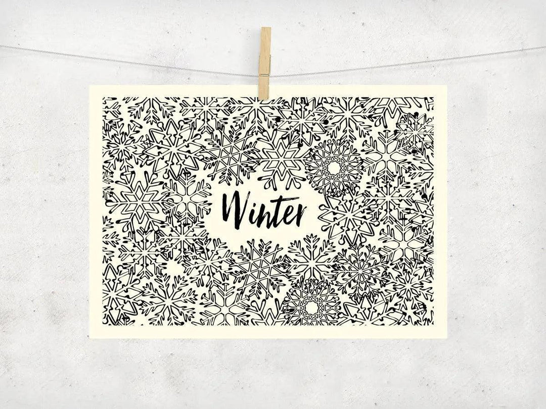 CARTE POSTALE DÉCORATION WINTER - Wantit