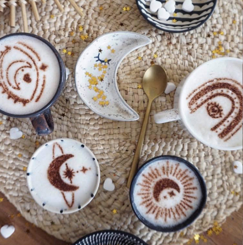 POCHOIR CAFÉ OU BISCUIT - Wantit
