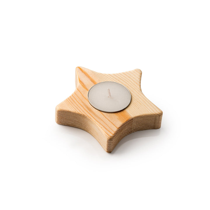 JAKI Bougie Noël Socle - objet de communication personnalisé