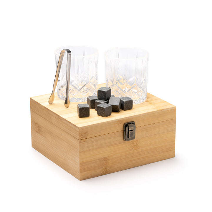QANES Set Whisky Bambou - objets personnalisés entreprise