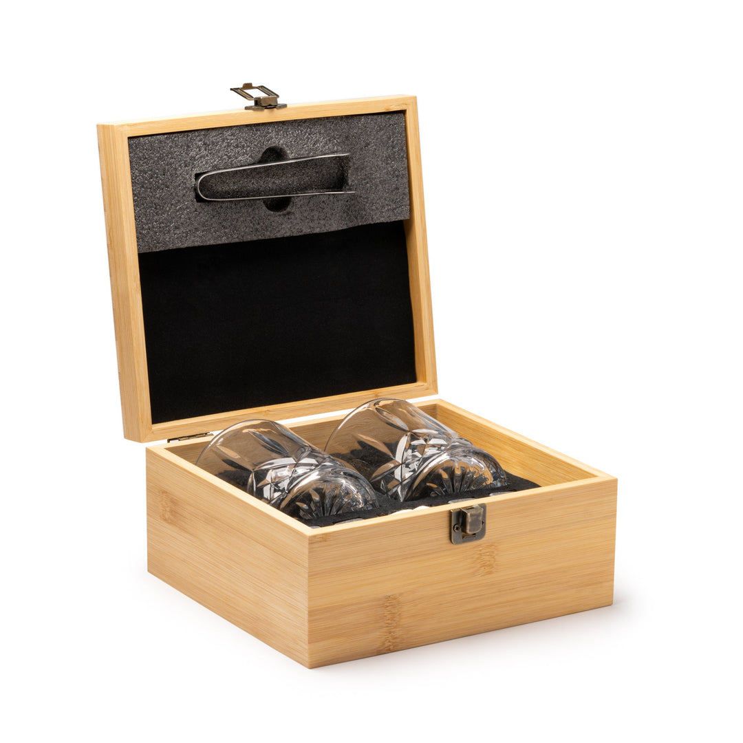 QANES Set Whisky Bambou - cadeau d'affaires Montpellier