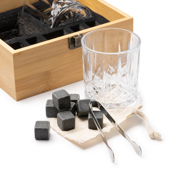QANES Set Whisky Bambou - goodies personnalisé local