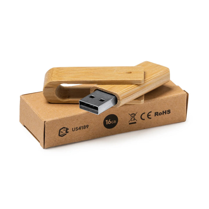 ZERCE Clé USB Bambou - objets personnalisés entreprise