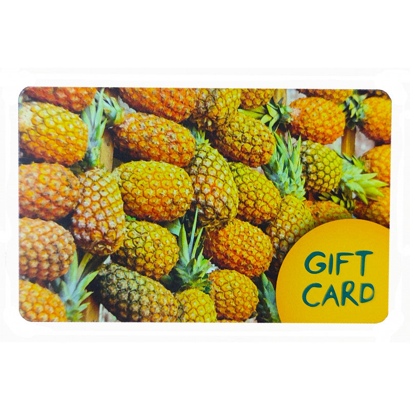 Carte et badge personnalisé PVC recyclable - visuel carte format ananas