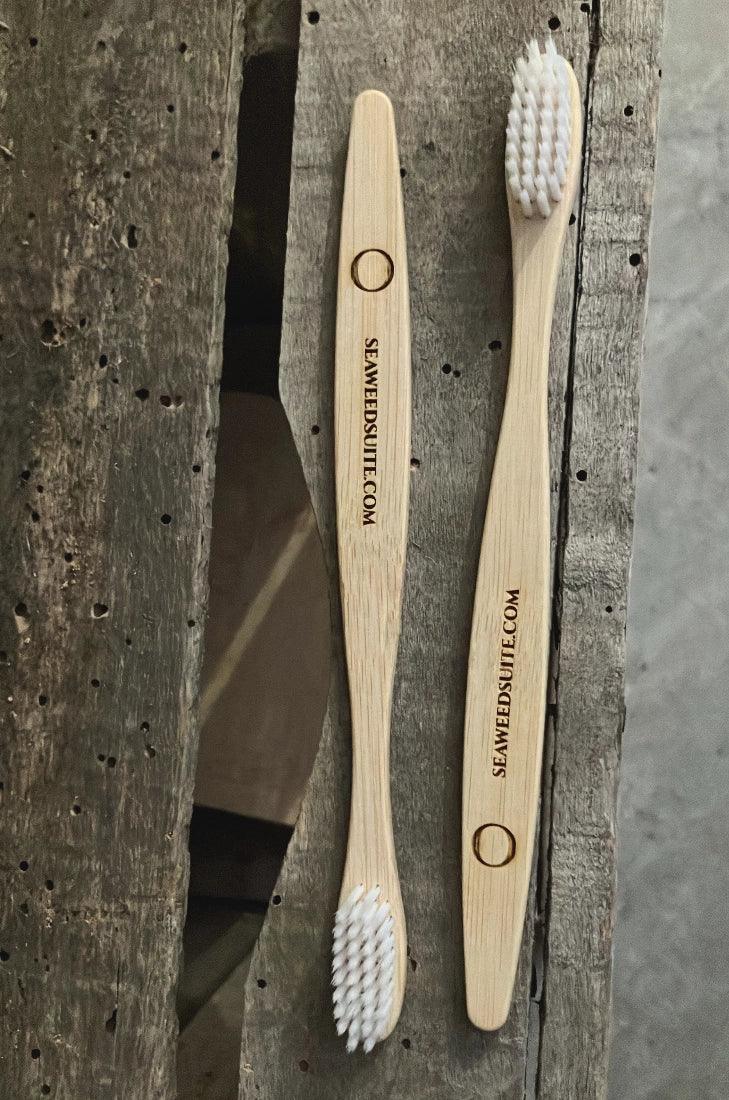 Brosse à Dents en Bambou Biodégradable - Poils Souples sans BPA