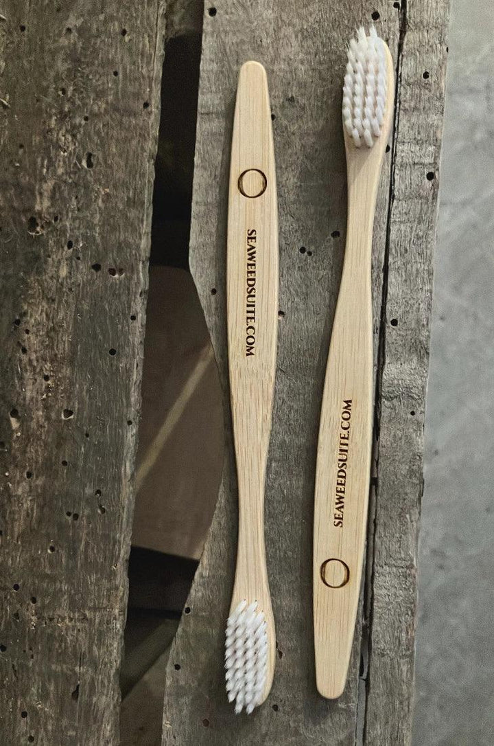 Brosse à Dents en Bambou Biodégradable - Poils Souples sans BPA