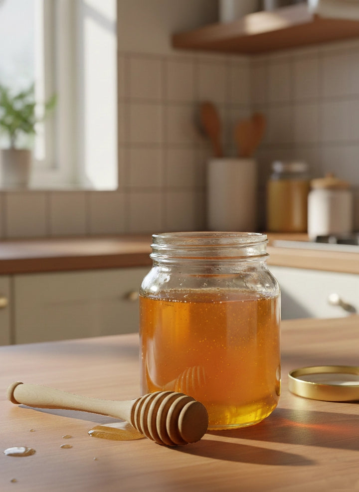 Objet publicitaire fabriqué en france cuillère à miel buis personnalisée à Montpellier gravure laser