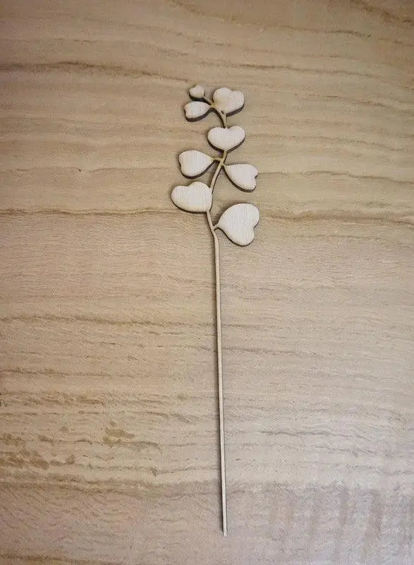 fleur en bois bouquet branches décoration montpellier découpe laser