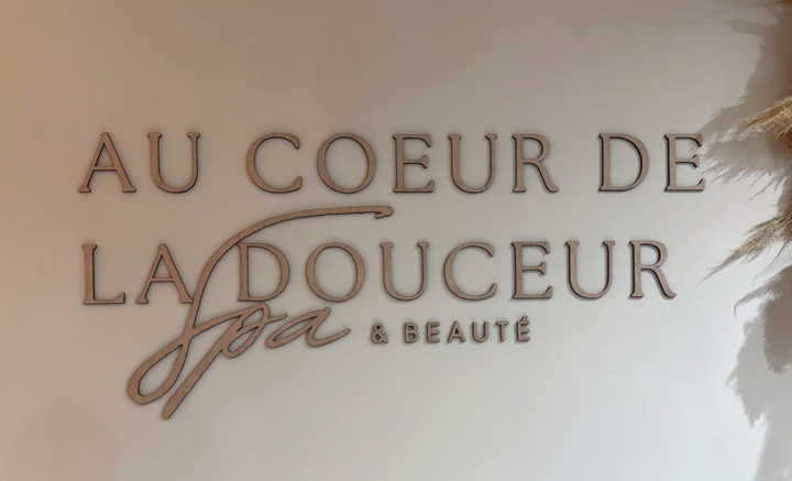 découpe laser Logo mural CP okoumé 5 mm Montpellier