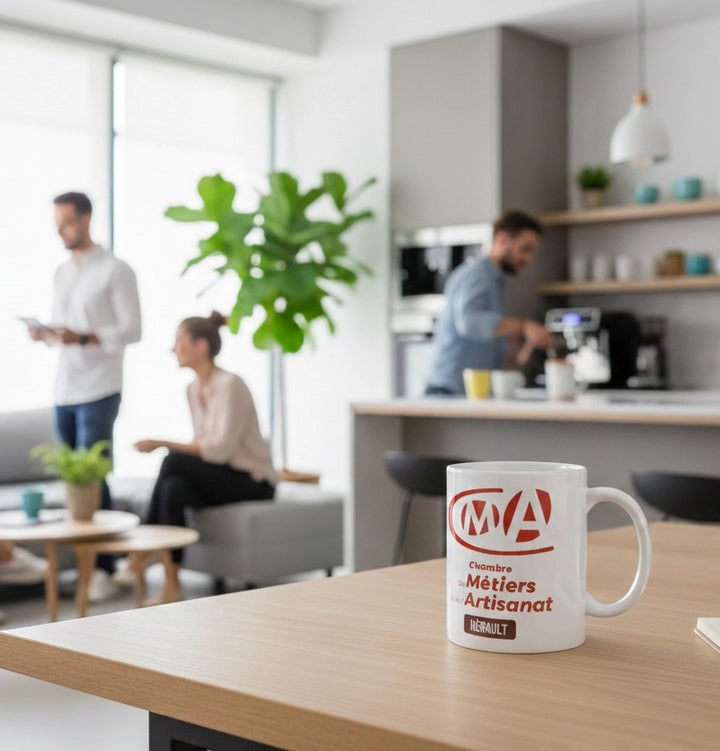 tasse personnalisée logo sublimation cadeau d'entreprise montpellier