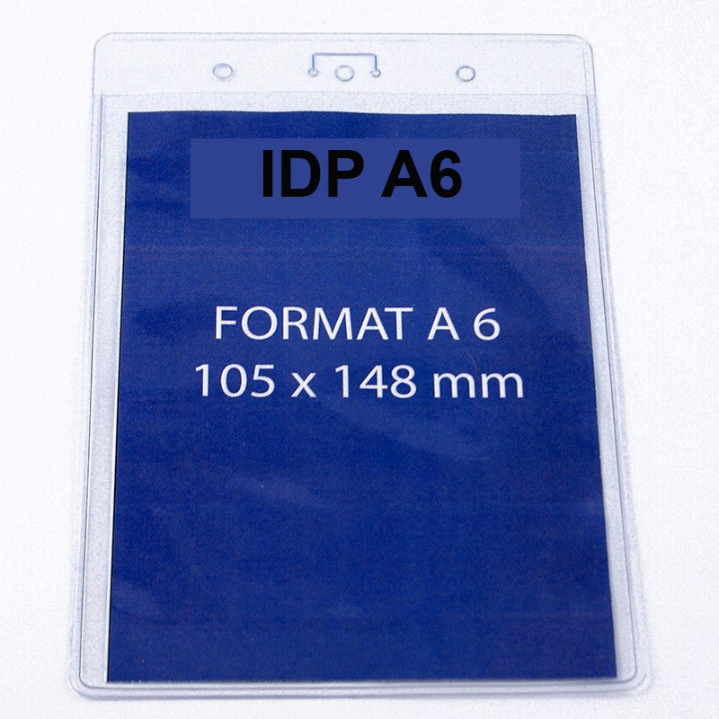 Porte-badge PET recyclé A6, format 105 x 148 mm